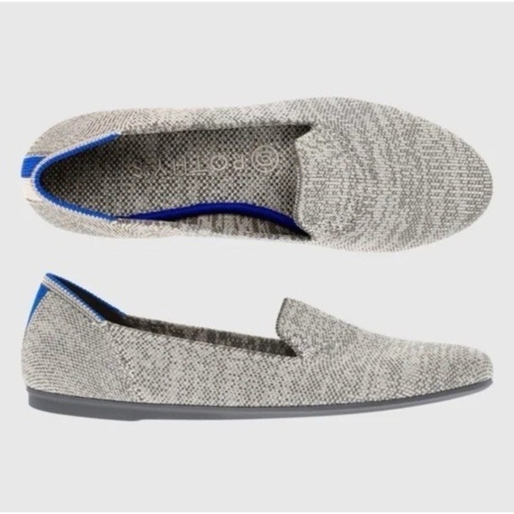 Rothy's The Loafer Gray Heathered Women's Size 6.5 Retail $159
